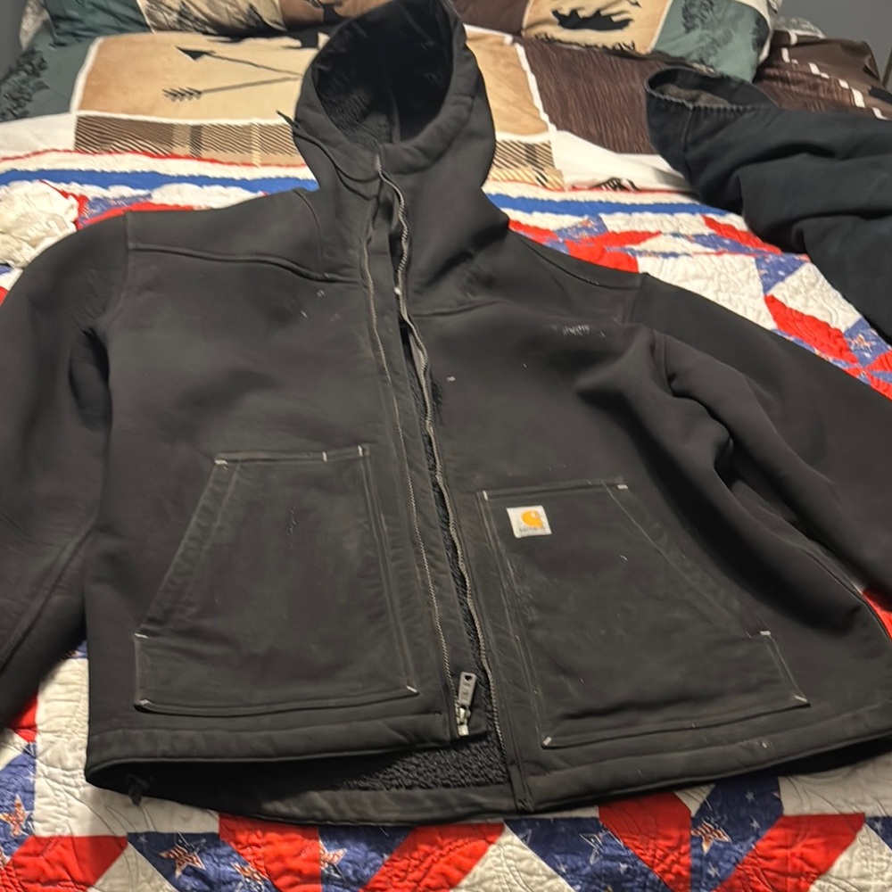 Carhartt Black Hooded Jacket